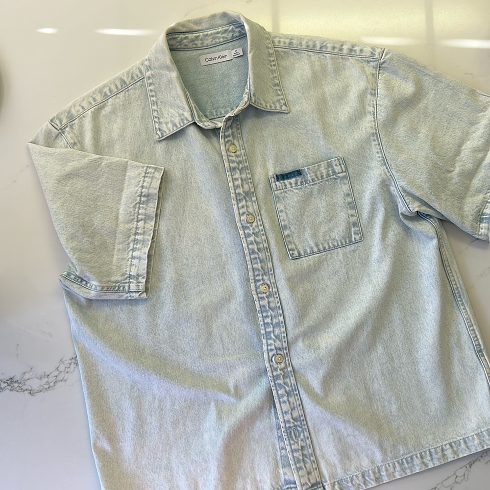 Calvin Klein 90’s washed denim shirt
